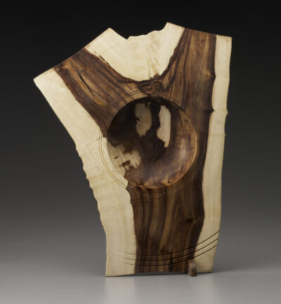 Natural Edge Wing Platter with Carved Feet - Woodturners of Alachua County